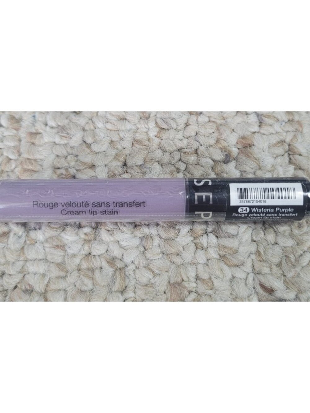 Sephora Cream Lip Stain Liquid Lipstick Wisteria Purple Discontinued Sealed